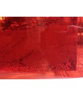 Feuille PVC transparente rouge